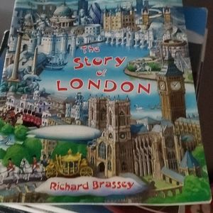 London book, hand written note on inside cover